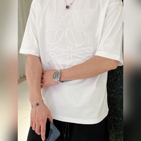 羅意威 2026新工藝雙色繡花 春夏新款首發專櫃最新款短袖圓領T恤 官網同款 高