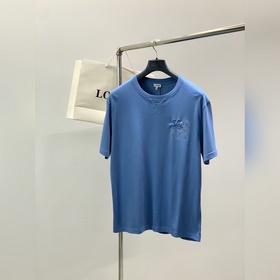 Loewe 羅意威，2026春夏最新款，專櫃同步有售，原單狠貨，時尚休閑圓領短袖