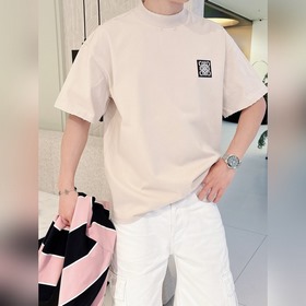羅意威 2026新工藝洗水 割爛磨破 春夏新款首發專櫃最新款短袖圓領T恤 官網同