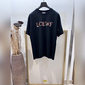 Size：s，m，l，xl OS寬松版型 男女同款 L*EWE，羅*威 輕盈棉質