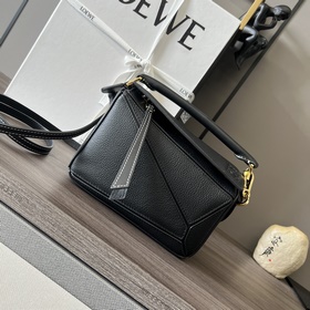 Loewe 迷你粒面牛皮Puzzle 手袋 LOEW推出的首次亮相手提包*長方