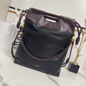 Loewe 柔軟雙色納帕小羊皮 Flamenco Purse 托特包 是柔軟實