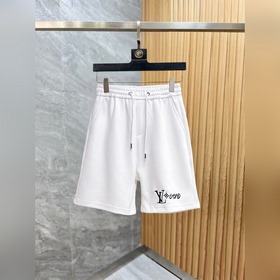 LV  2026夏季新款原單專櫃休閑短褲，奢華經典品牌原版LOGO配飾 專櫃熱