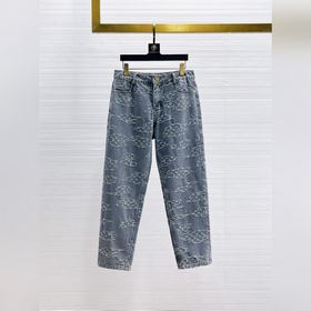 LV  2026春款新品，原單牛仔褲 原版重工打造，品牌經典LOGO設計，三