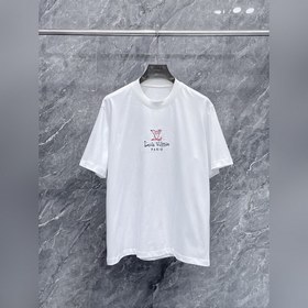 LV  頂級貨品高克重 2026夏季新品首發專櫃最新款短袖圓領T恤 高端訂制