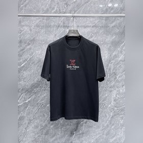 LV  頂級貨品高克重 2026夏季新品首發專櫃最新款短袖圓領T恤 高端訂制