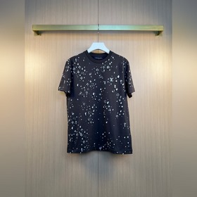 LV  路易 26SS Monogram滿幅水滴印花燙鑽短袖T恤 尺寸：XS