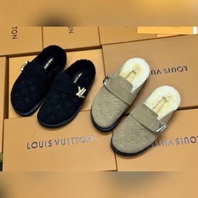 最新款情侶款 毛鞋 路易威登lv louis vuott...on fw24