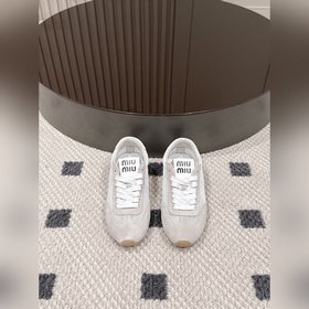 網面  35-40(41定做) miumiu26早春走秀新款阿甘德訓鞋運動鞋，