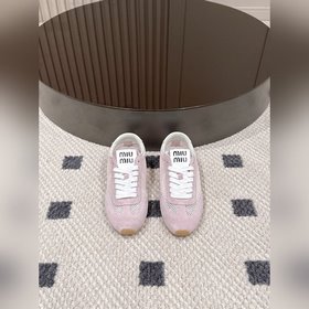 網面  35-40(41定做) miumiu26早春走秀新款阿甘德訓鞋運動鞋，