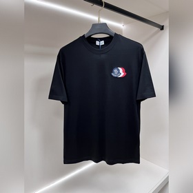 Moncler 2026ss秋季新款發布 蒙口圓領短袖T恤，高端新款短袖，字母l