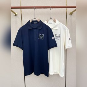 Moncler蒙口 砸鍋賣鐵都要上的新款新款原單男士休閑短袖 字母組合棉質珠地P