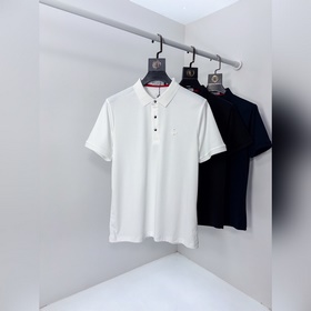 蒙口。2026春夏新款男士标識短袖polo衫，延續經典商務休閑翻領POLO恤.該