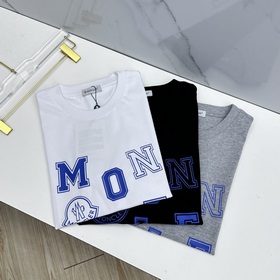 Moncler蒙口 2026春夏新款印花短袖 官網同款T恤，雙紗純棉面料 多元化