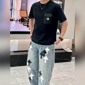蒙口 2026春夏新款首發專櫃最新款短袖圓領T恤 高端訂制 設計前衛時尚！品牌l