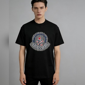 Moncler 蒙口 春季新款短袖 純棉圓領短袖T恤，純棉T恤、上身效果非常棒，