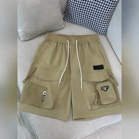 2026ss普拉達夏季新款男士休閑牛仔短褲，高端版本！獨家定制面料 透氣舒适度高