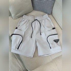 2026ss普拉達夏季新款男士休閑牛仔短褲，高端版本！專櫃定制面料 透氣舒适度高