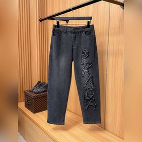 普拉達 2026春款新品，原單牛仔褲 原版重工打造，品牌經典LOGO設計，三标