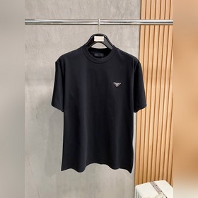 Prada 普拉達 2026ss 春夏新款首發專櫃最新款短袖圓領T恤 高端訂制