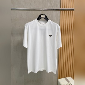 Prada 普拉達 2026ss 春夏新款首發專櫃最新款短袖圓領T恤 高端訂制