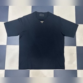 Prada 領口三角标T恤 Size：ＳＭＬXL