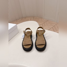高版本 Prada 普拉達2026春夏新款涼鞋系列 羅馬厚底涼鞋 最新走秀款，經