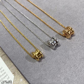 b059V金材質 CNC正品開版，精雕鍍咪金，寶格麗精工CNC光金小彈簧項鍊，高