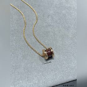 b034CNC正品開版，寶格麗小號咖啡色陶瓷項鍊，高版本出貨 完美複刻正品 要