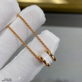 b064 V金材質。CNC正品開版，粗鍊條 精雕鍍咪金 寶格麗精工CNC小號陶瓷
