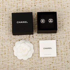 250451[我們出品][香奈兒 CHANEL 圓形镂空雙c耳釘]26秋冬最新