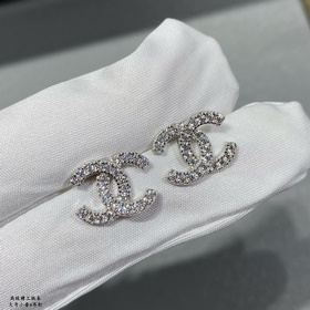 [大號] CH009香奈兒大號小香耳釘 香奈兒經典熱銷款 市面最高版本 925銀