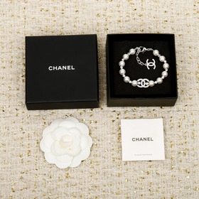 250592[我們出品][香奈兒 CHANEL 雙c珍珠手鍊]25B最新款絕美