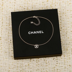 250462[我們出品][香奈兒 CHANEL 圓形镂空雙c項鍊]26秋冬最新