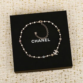 211936[我們出品][香奈兒 CHANEL 彩虹鑽珍珠項鍊] 定制了超久的