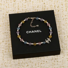 250755[我們出品][香奈兒 CHANEL 26C 彩色水晶choker項
