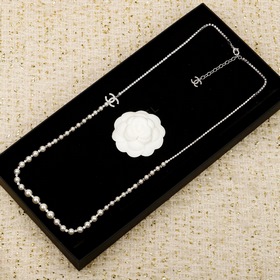 250704[我們出品][香奈兒 CHANEL 銀色水鑽珍珠毛衣鍊]25B秋冬