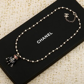 [香奈兒 CHANEL 機器人 珍珠毛衣鍊]巨巨巨 爆款 25B最新款 超爆