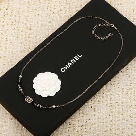 250393[我們出品][香奈兒 CHANEL 粉色琺琅雙C腰鍊] 必入爆款！