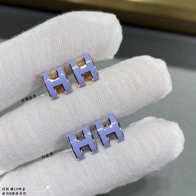 AA0021V金材質 對版 愛馬仕迷你H琳琅耳釘，耳針可自由轉動，耳塞采用全新設