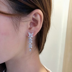 T925 9 2 5 Tiffany蒂芙尼八心八箭 蒂芙尼奢華馬眼全鑽花簇系列