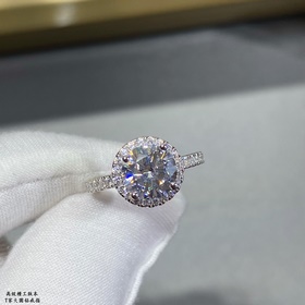 T8019 2 5 (碼數5678)蒂芙尼大圓鑽戒指 所見即所得！ 簡約不簡單