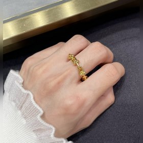 K807(碼數678)Tiffany蒂芙尼U形鍊環戒指 可鹽可甜，光澤感強，是那