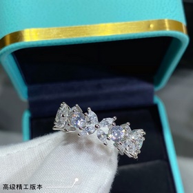 K805升級新版本9 2 5 碼數5678 蒂芙尼 精緻 馬眼 戒指 Tiffa