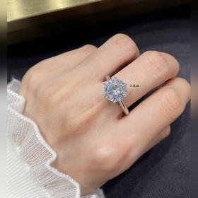 [3卡]9 2 5 蒂芙尼三克拉經典六爪戒指 非常棒款式 好賣 所見即所得！