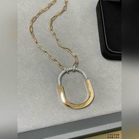 T617 (分色電鍍)Tiffany 蒂芙尼lock大號鎖頭項鍊 Tiffany