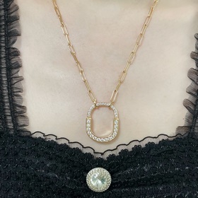 T628 Tiffany蒂芙尼any 蒂芙尼lock滿鑽鎖頭項鍊 Tiffany