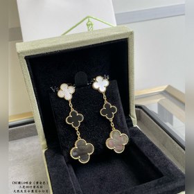 V金鍍咪金 vca三花四葉草耳拍，市場高級版  1：1版本高端定制 vca