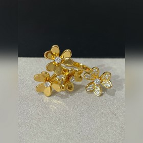 Vca Frivole 三葉草迷你四花戒指，我們出品花型一緻zp設計立體靈動 無