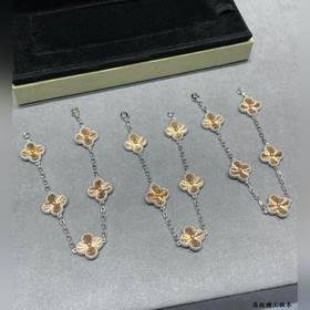 [V金 ]VCA 2026聖誕款車花五花四葉草手鍊 高級精工版本 四葉草 此系